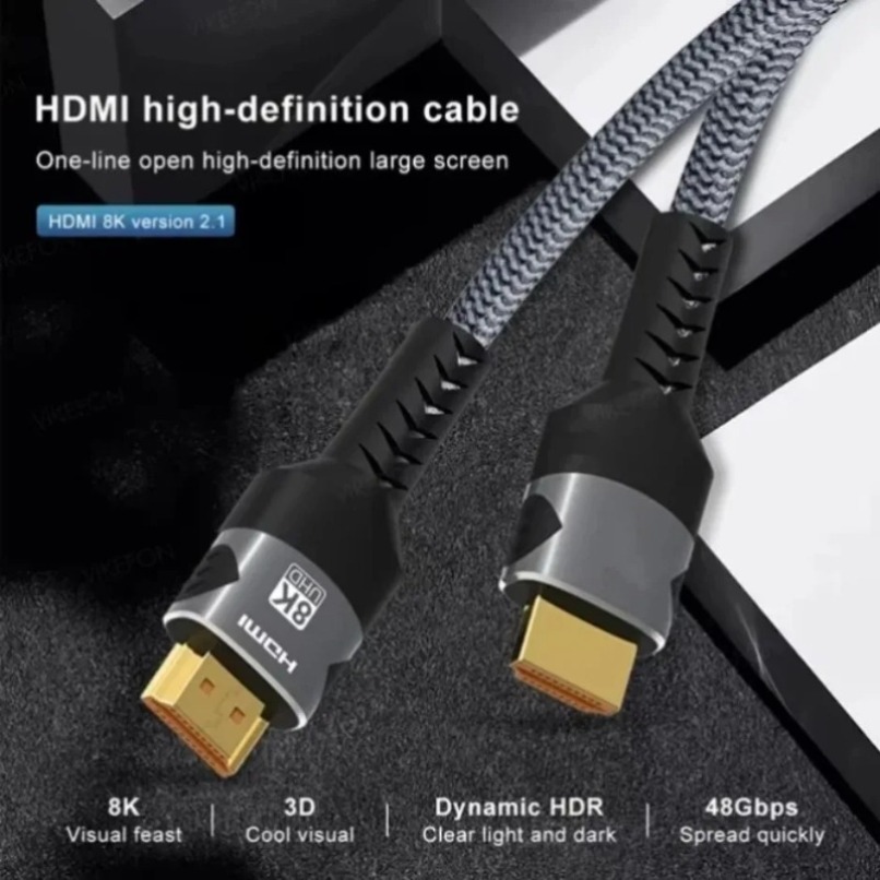 Gaming Console Definition - كابل HDMI 2.1 مضفر بدقة 8K