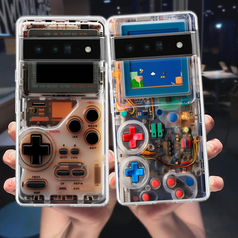 Gaming Console Google - غطاء حافظة هاتف لهاتف Google Pixel