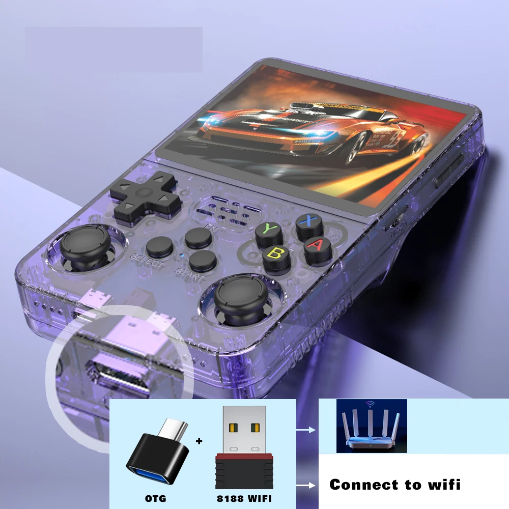R36S (WiFi) RTL8188FTV USB Don - مراجعة Gaming Console R36H وسعره