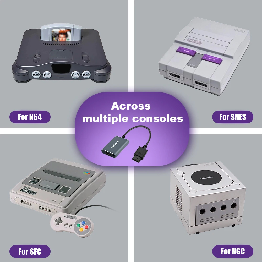 محول فيديو Bitfunx 720P Svideo - مراجعة Gaming Console Tv وسعره