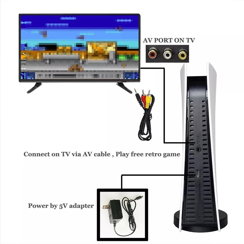 جهاز ألعاب محمول ريترو GS5 8 ب - مراجعة Gaming Console Gs5 وسعره