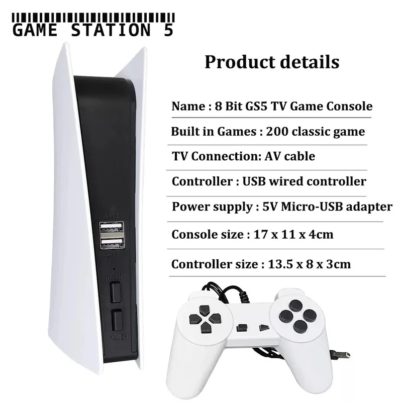 جهاز ألعاب محمول كلاسيكي GS5 ب - مراجعة Gaming Console Gs5 وسعره
