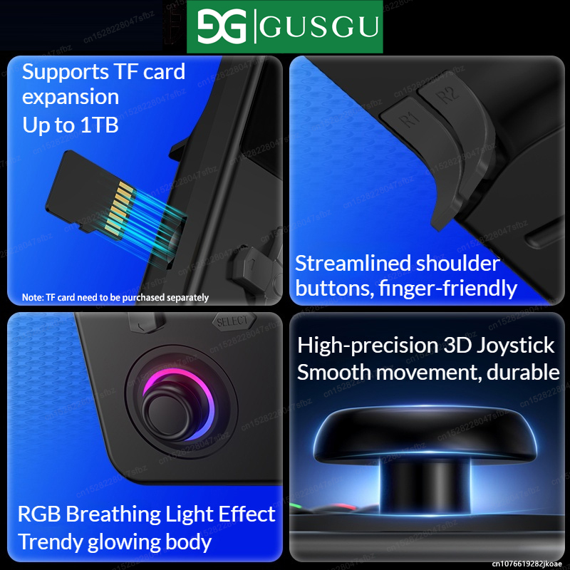 جهاز ألعاب محمول GUSGU H7 مفتو - مراجعة Gaming Console Handheld Best وسعره