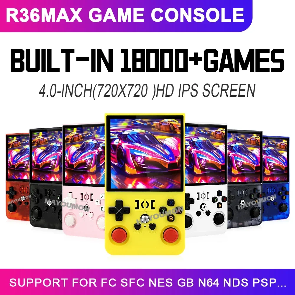 جهاز ألعاب فيديو محمول R36 Max - مراجعة Gaming Console R36 Max وسعره