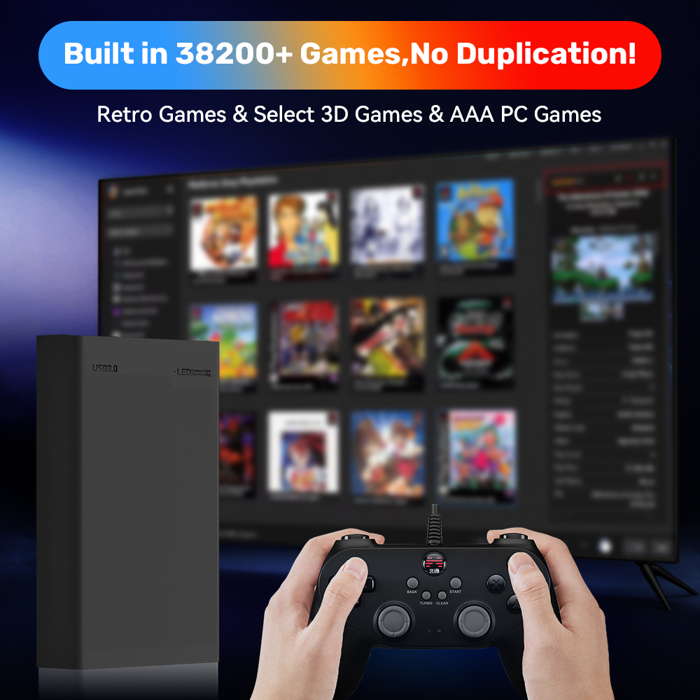Hyper Base MIX 500G 38200+Game - مراجعة Gaming Console Gs5 وسعره
