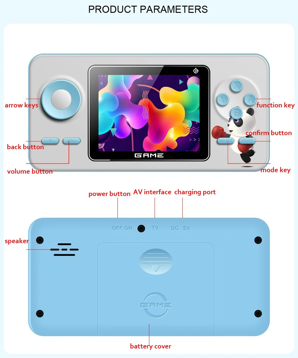 جهاز ألعاب فيديو ريترو جديد S5 - مراجعة Gaming Console 4 Year Old وسعره